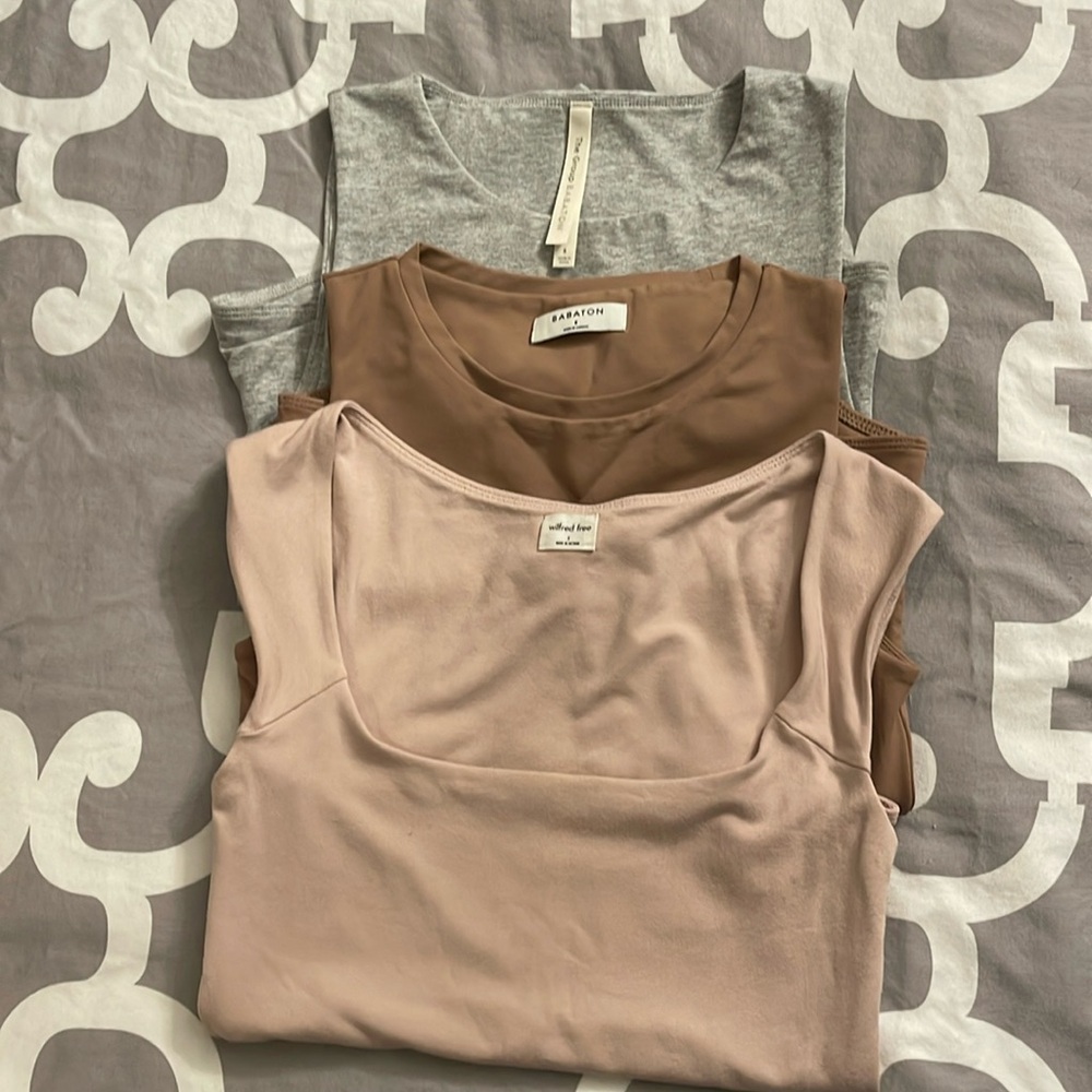 SOLD -Not available -3 ARITZIA BODYSUITS - NEW without tags
